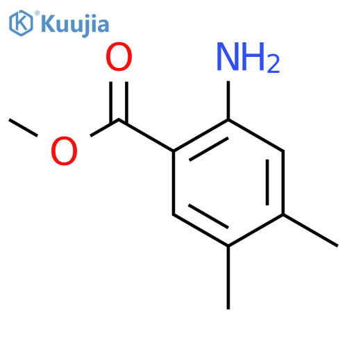 Methyl 2-amino-4,5-dimethylbenzoate structure