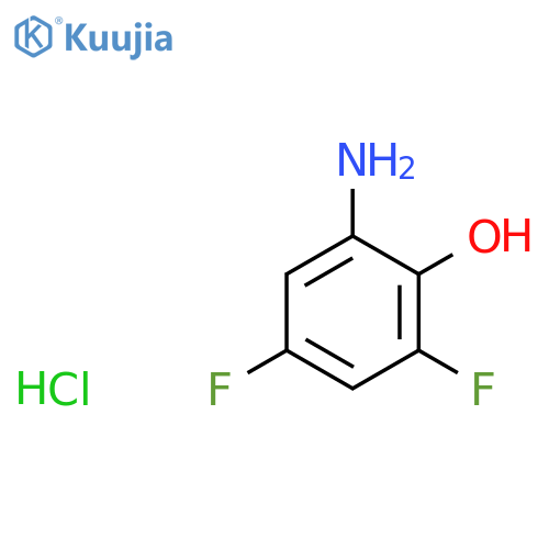 2-amino-4,6-difluorophenol hydrochloride structure