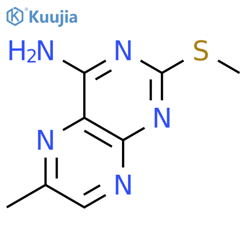 6-Methyl-2-(methylsulfanyl)pteridin-4-amine structure