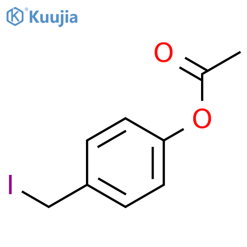 4-(Iodomethyl)phenyl acetate structure