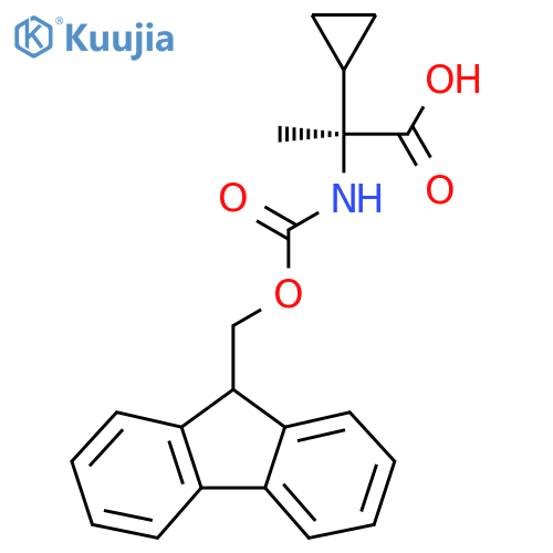 Fmoc-a-cyclopropyl-Ala-OH structure