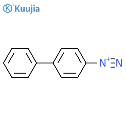[1,1'-Biphenyl]-4-diazonium structure