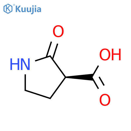 (3S)-2-oxopyrrolidine-3-carboxylic acid structure
