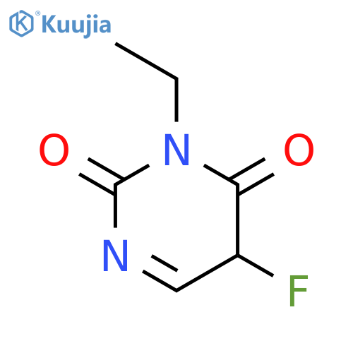2,4(1H,3H)-Pyrimidinedione,3-ethyl-5-fluoro- structure