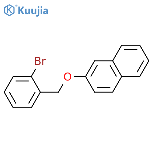 Naphthalene, 2-[(2-bromophenyl)methoxy]- structure