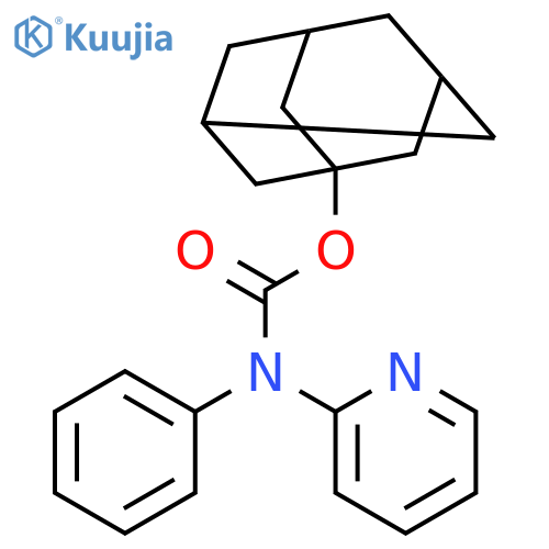 Carbamic acid, phenyl-2-pyridinyl-, tricyclo[3.3.1.13,7]dec-1-yl ester structure