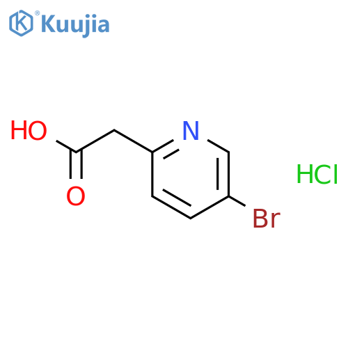 2-(5-Bromopyridin-2-Yl)Acetic Acid Hydrochloric Acid Salt structure