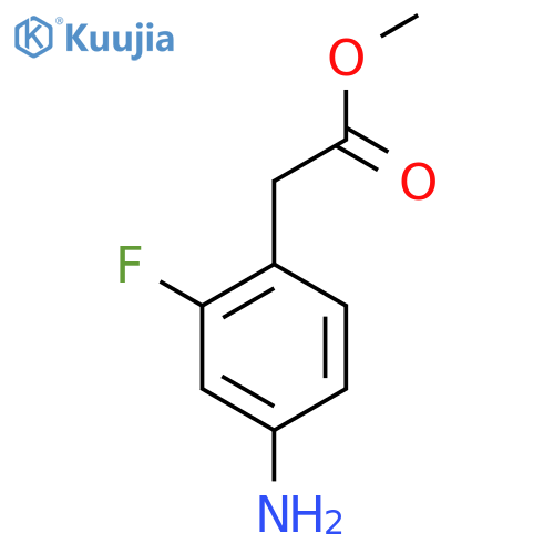Methyl 2-(4-amino-2-fluorophenyl)acetate structure