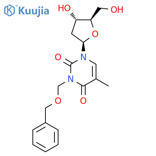 THYMIDINE, 3-[(PHENYLMETHOXY)METHYL]- structure