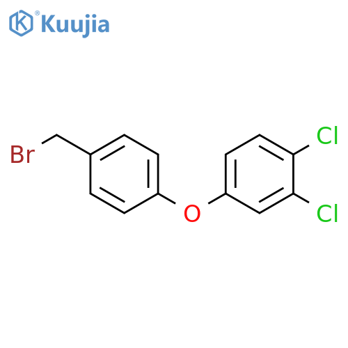 4-4-(bromomethyl)phenoxy-1,2-dichlorobenzene structure