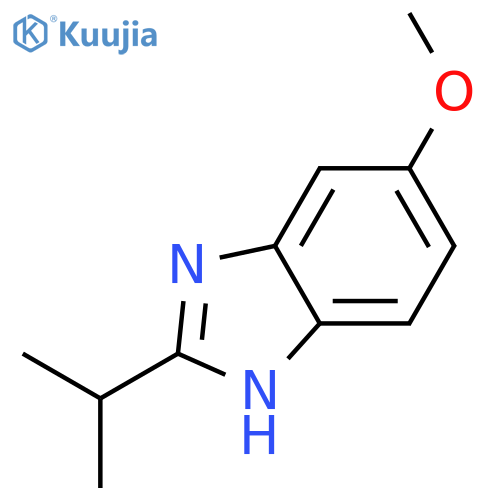 6-Methoxy-2-(propan-2-yl)-1H-1,3-benzodiazole structure
