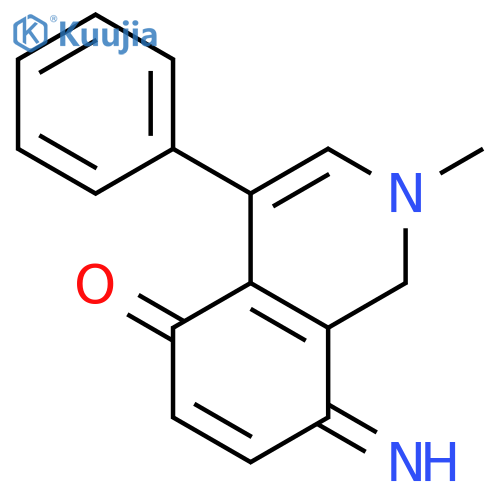 5(1H)-Isoquinolinone, 2,8-dihydro-8-imino-2-methyl-4-phenyl- structure