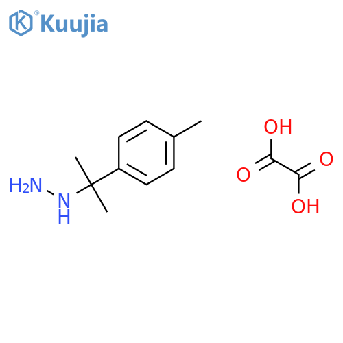 HYDRAZINE, [1-METHYL-1-(4-METHYLPHENYL)ETHYL]-, ETHANEDIOATE (1:1) structure