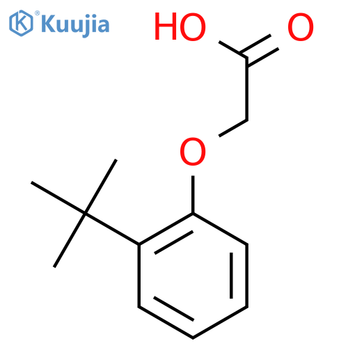 (2-tert-butylphenoxy)acetic Acid structure