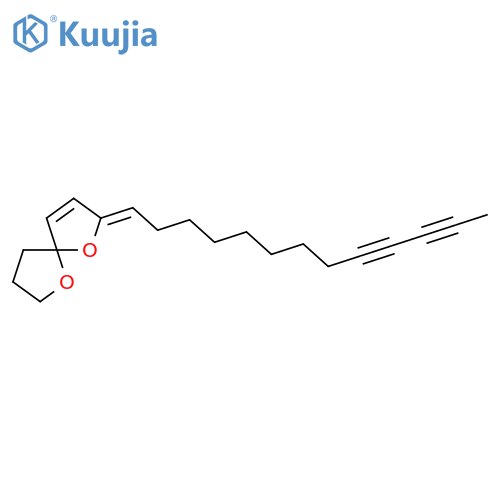 2-(Trideca-9,11-diyn-1-ylidene)-1,6-dioxaspiro[4.4]non-3-ene structure