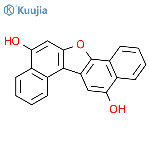 Dinaphtho[1,2-b:1',2'-d]furan-5,12-diol structure