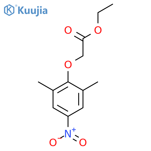 Ethyl (2,6-dimethyl-4-nitrophenoxy)acetate structure