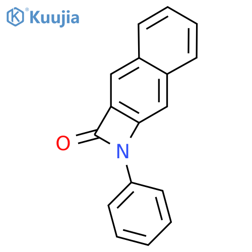Naphth[2,3-b]azet-2(1H)-one, 1-phenyl- structure