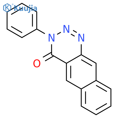 Naphtho[2,3-d]-1,2,3-triazin-4(3H)-one,3-phenyl- structure