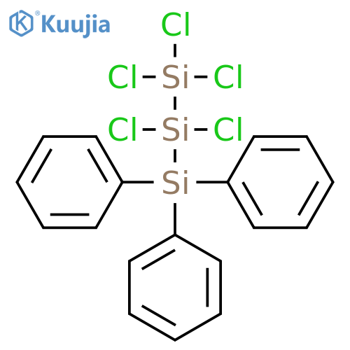 Trisilane, 1,1,1,2,2-pentachloro-3,3,3-triphenyl- structure