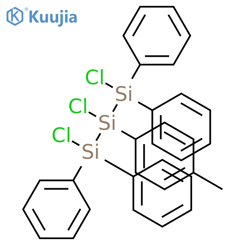 Trisilane, 1,2,3-trichloro-2-(4-methylphenyl)-1,1,3,3-tetraphenyl- structure