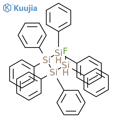 Tetrasilane, 1-fluoro-1,2,2,3,3,4,4-heptaphenyl- structure