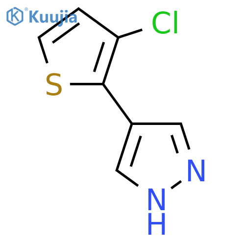 4-(3-chlorothiophen-2-yl)-1H-pyrazole structure