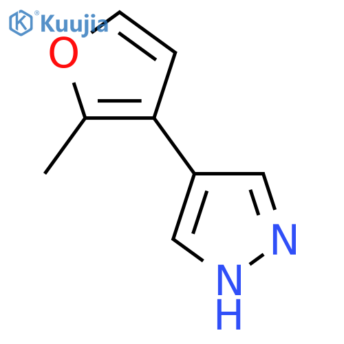 4-(2-methylfuran-3-yl)-1H-pyrazole structure