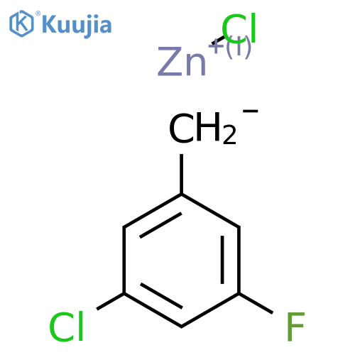 3-Chloro-5-fluorobenzylzinc chloride structure