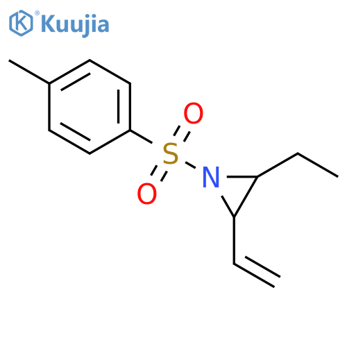 Aziridine, 2-ethenyl-3-ethyl-1-[(4-methylphenyl)sulfonyl]-, (2R,3R)-rel- structure