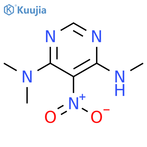 4,6-Pyrimidinediamine,N4,N4,N6-trimethyl-5-nitro- structure