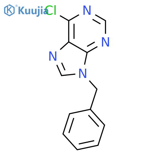 6-Chloro-9-benzylpurine structure