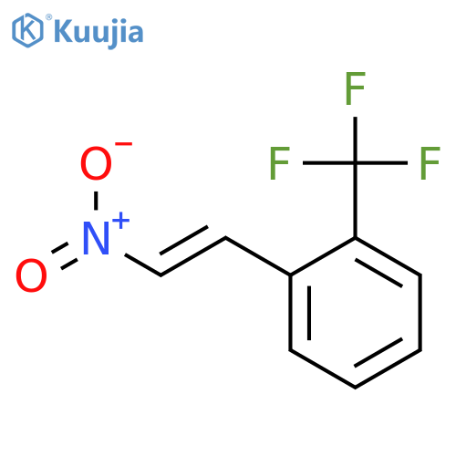 1-(E)-2-nitroethenyl-2-(trifluoromethyl)benzene structure
