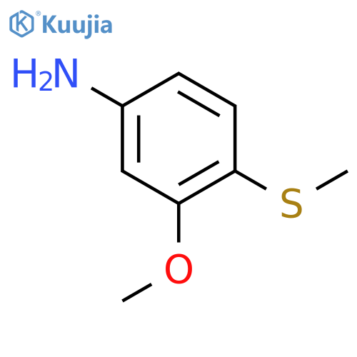 3-Methoxy-4-(methylsulfanyl)aniline structure