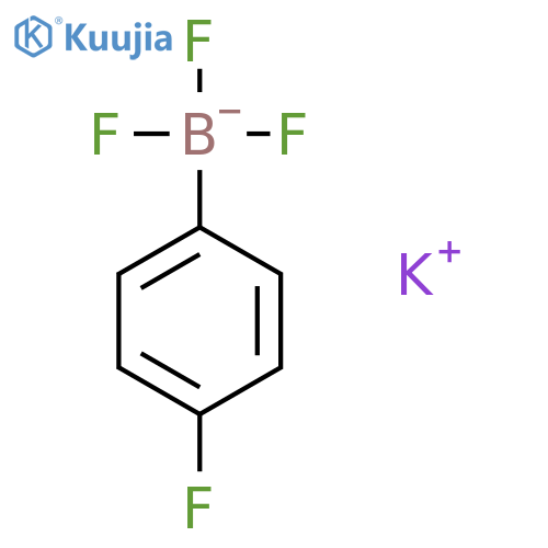 Potassium 4-fluorophenyltrifluoroborate structure