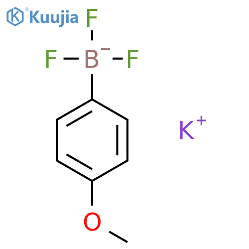Potassium (4-Methoxyphenyl)trifluoroborate structure