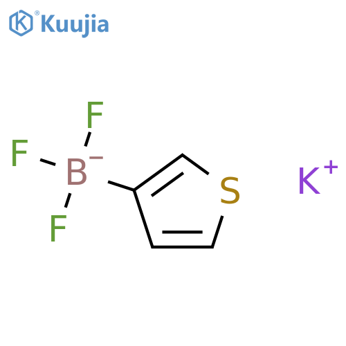 Potassium 3-Thiophenetrifluoroborate structure