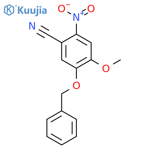 5-(Benzyloxy)-4-methoxy-2-nitrobenzonitrile structure