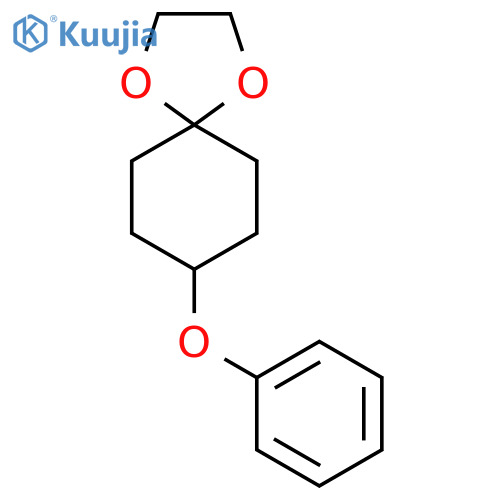1,4-Dioxaspiro[4.5]decane, 8-phenoxy- structure