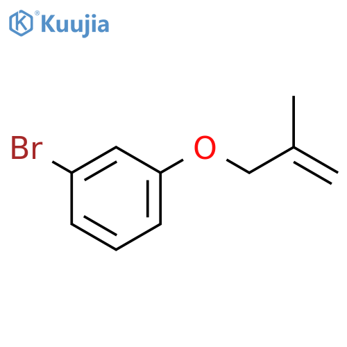 Benzene, 1-bromo-3-[(2-methyl-2-propenyl)oxy]- structure