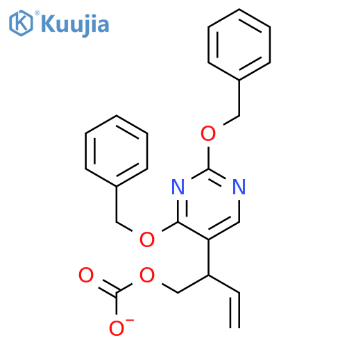 CARBONIC ACID, 1-[2,4-BIS(PHENYLMETHOXY)-5-PYRIMIDINYL]-2-PROPENYLMETHYL ESTER structure