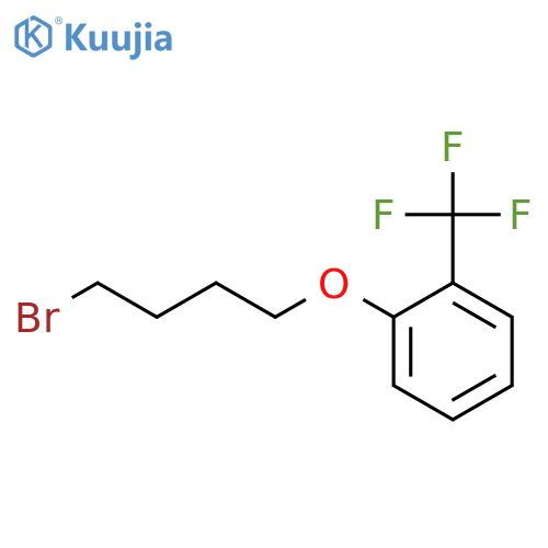 Benzene, 1-(4-bromobutoxy)-2-(trifluoromethyl)- structure