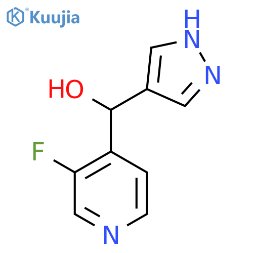 (3-Fluoropyridin-4-yl)(1H-pyrazol-4-yl)methanol structure