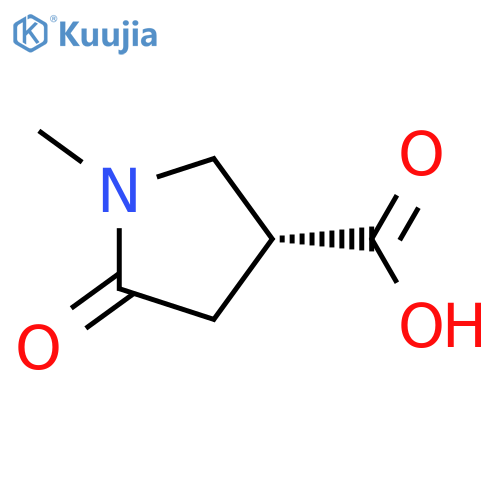 (R)-1-methyl-5-oxopyrrolidine-3-carboxylic acid structure
