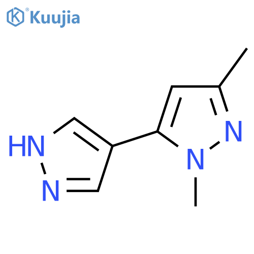 1,3-dimethyl-5-(1H-pyrazol-4-yl)-1H-pyrazole structure