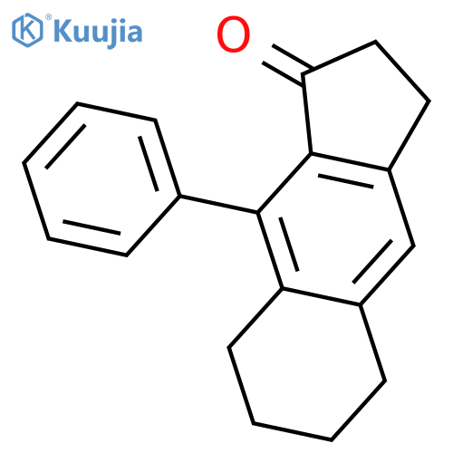 1H-Benz[f]inden-1-one, 2,3,5,6,7,8-hexahydro-9-phenyl- structure