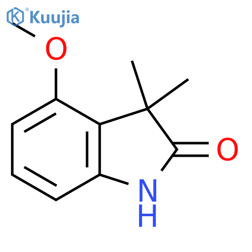 4-Methoxy-3,3-dimethyl-1,3-dihydro-indol-2-one structure