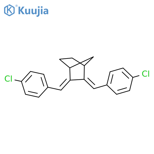 Bicyclo[2.2.1]heptane, 2,3-bis[(4-chlorophenyl)methylene]-, (E,Z)- structure