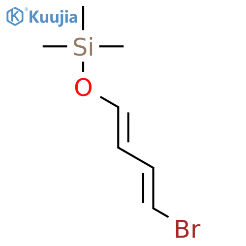 Silane, [(4-bromo-1,3-butadienyl)oxy]trimethyl- structure