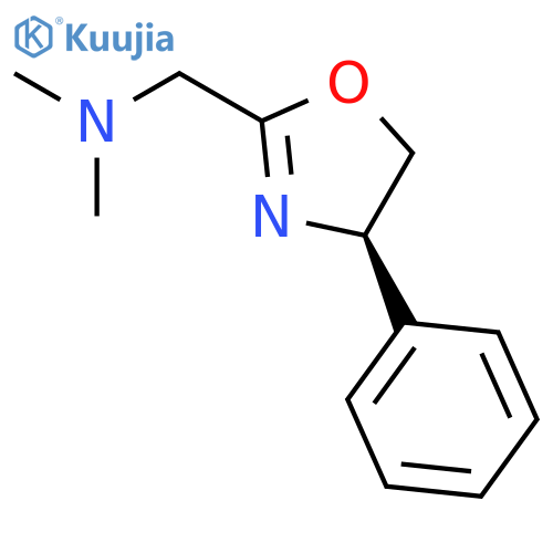 2-OXAZOLEMETHANAMINE, 4,5-DIHYDRO-N,N-DIMETHYL-4-PHENYL-, (R)- structure
